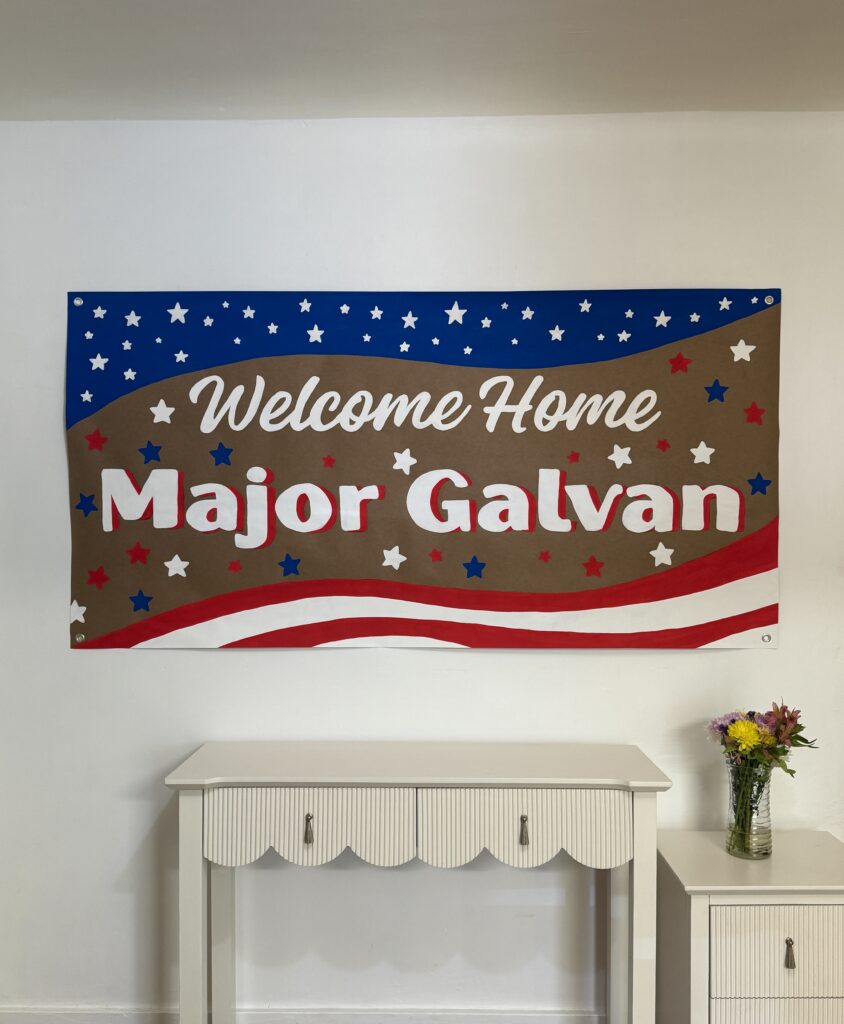 welcome home major!